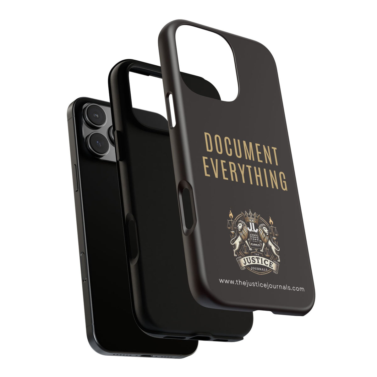 Document Everything - Justice Journals Phone case