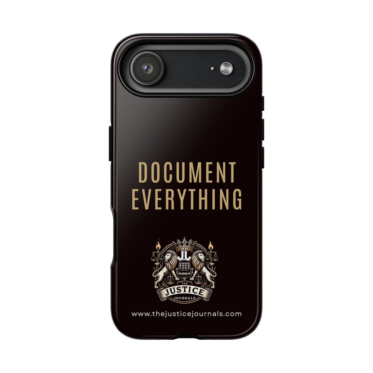 Document Everything - Justice Journals Phone case