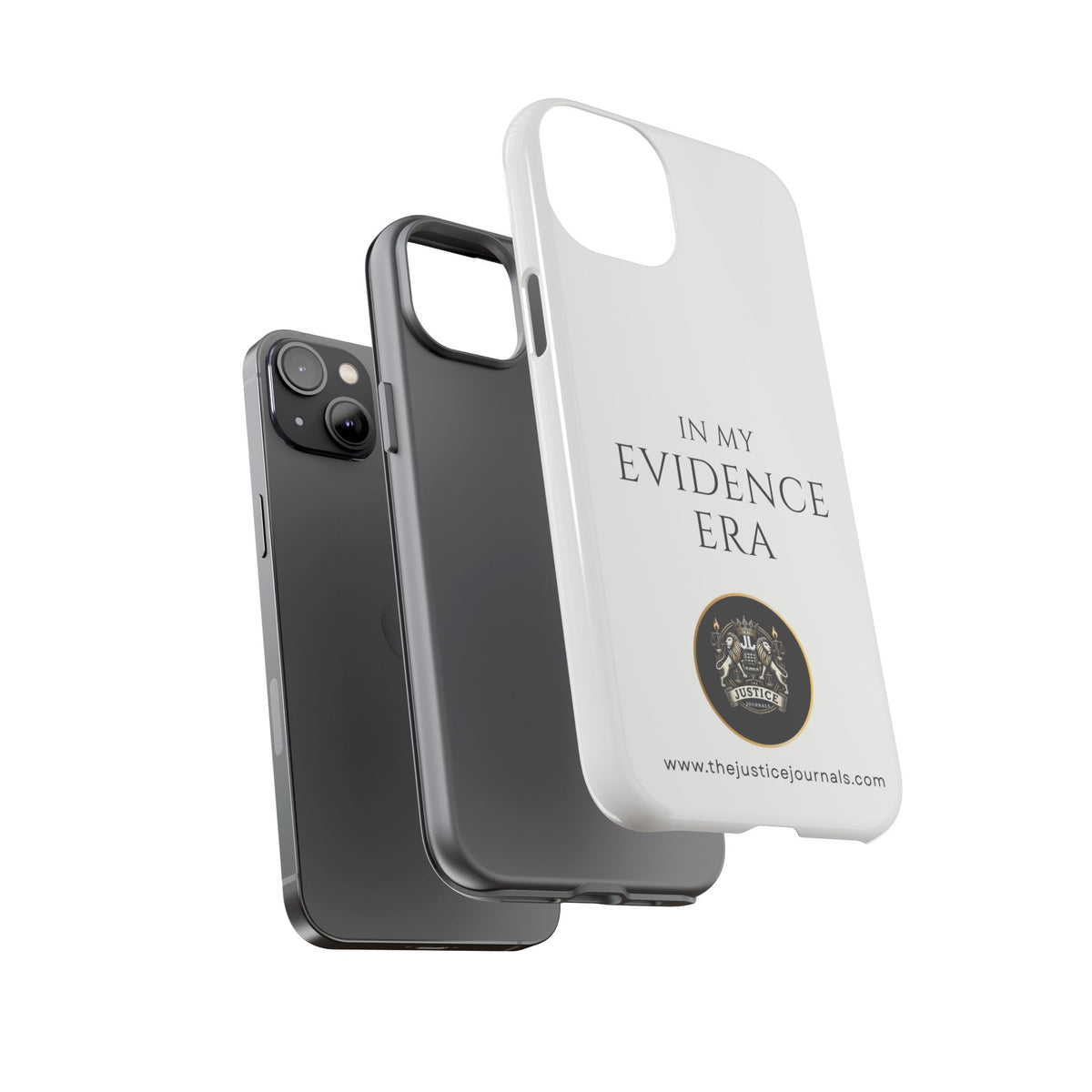 Evidence Era White – Justice Journals Phone case
