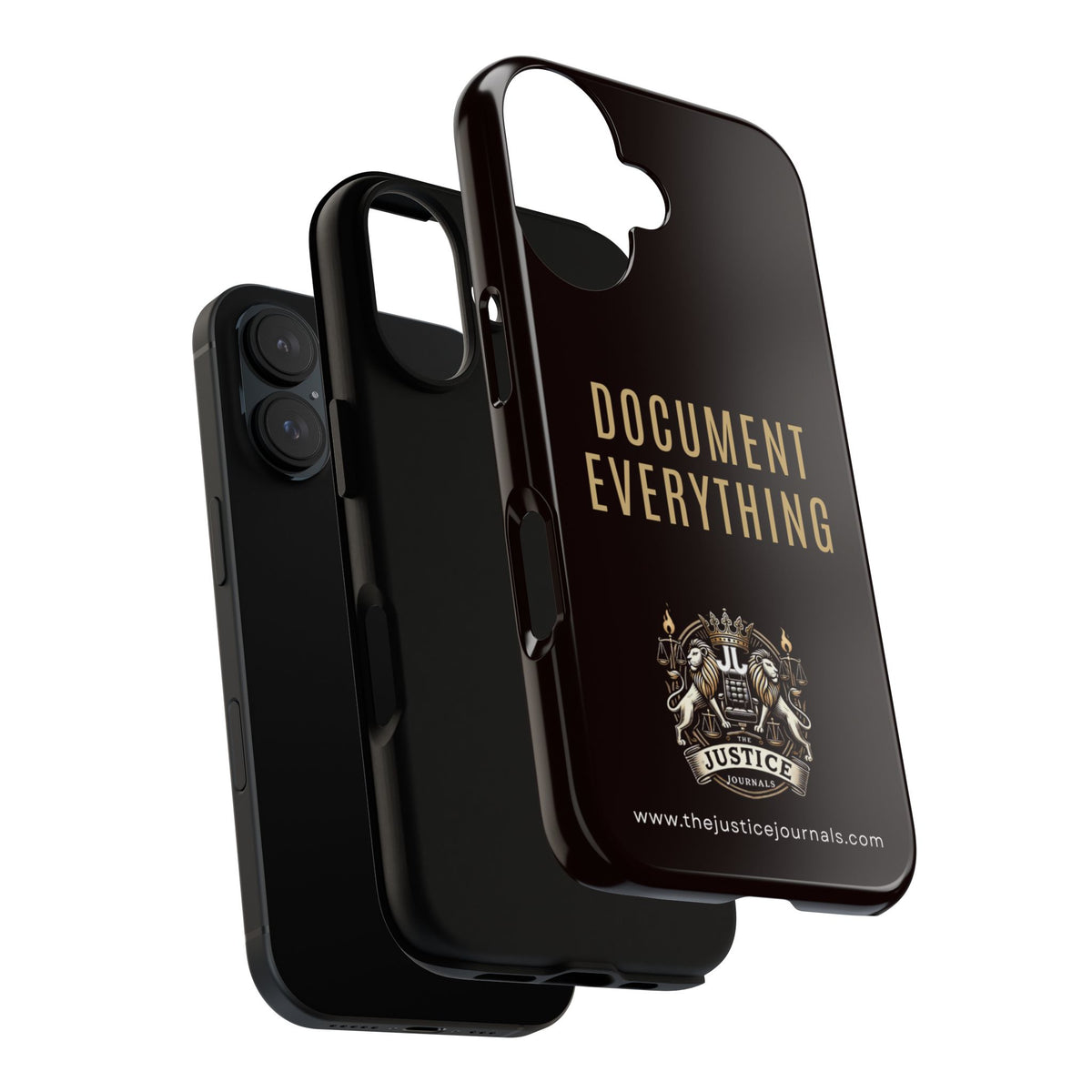 Document Everything - Justice Journals Phone case