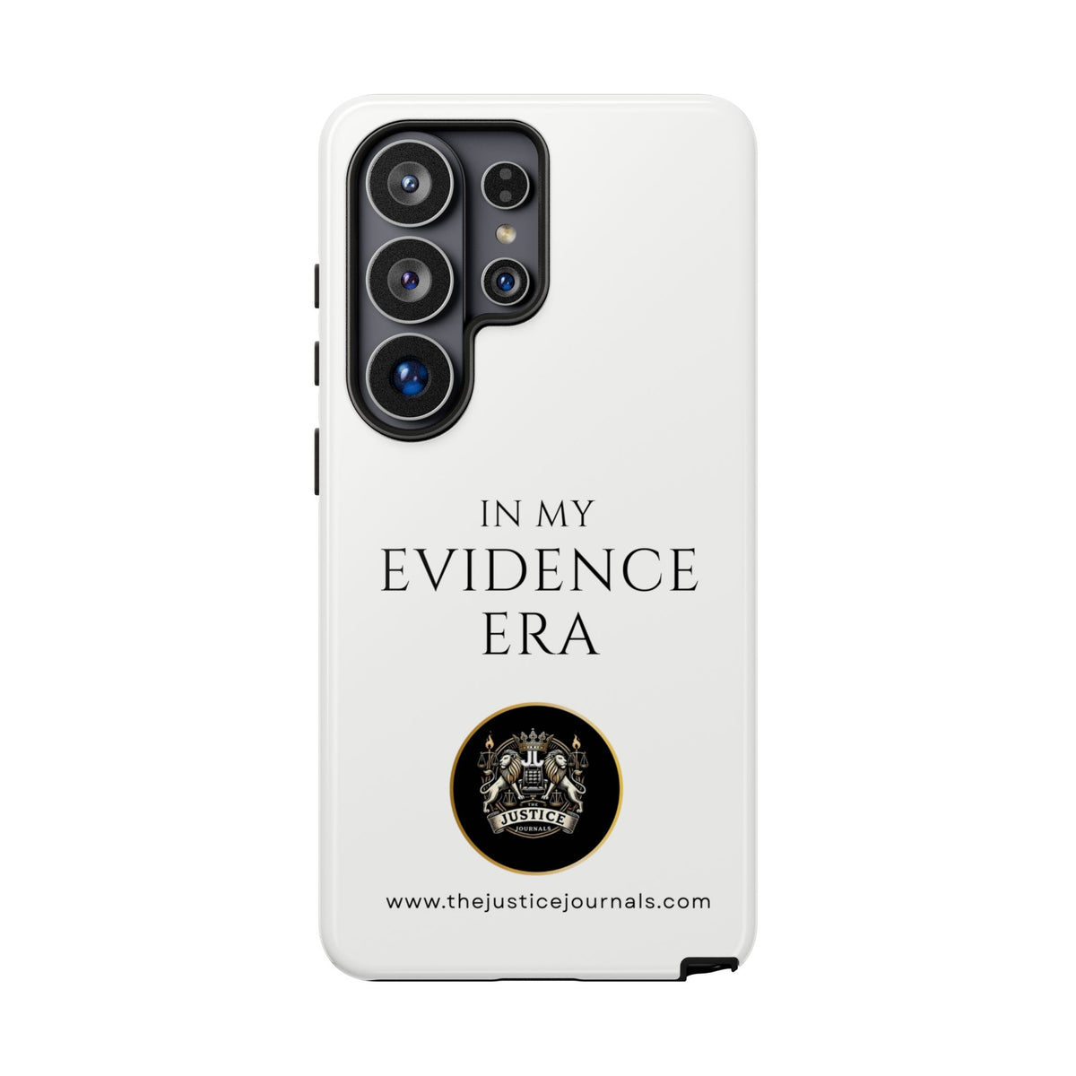 Evidence Era White – Justice Journals Phone case
