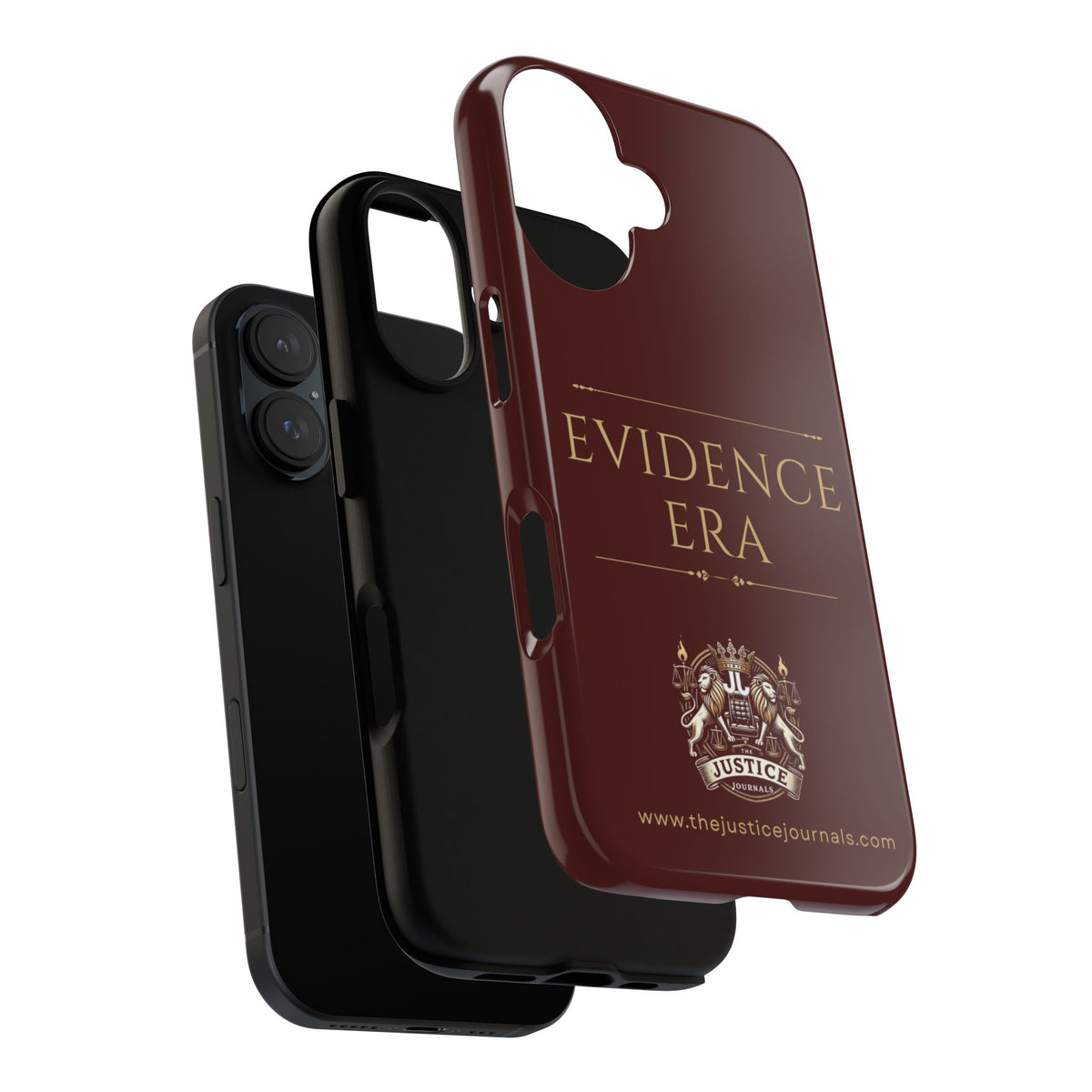 Evidence Era Burgundy - Justice Journals Phone case