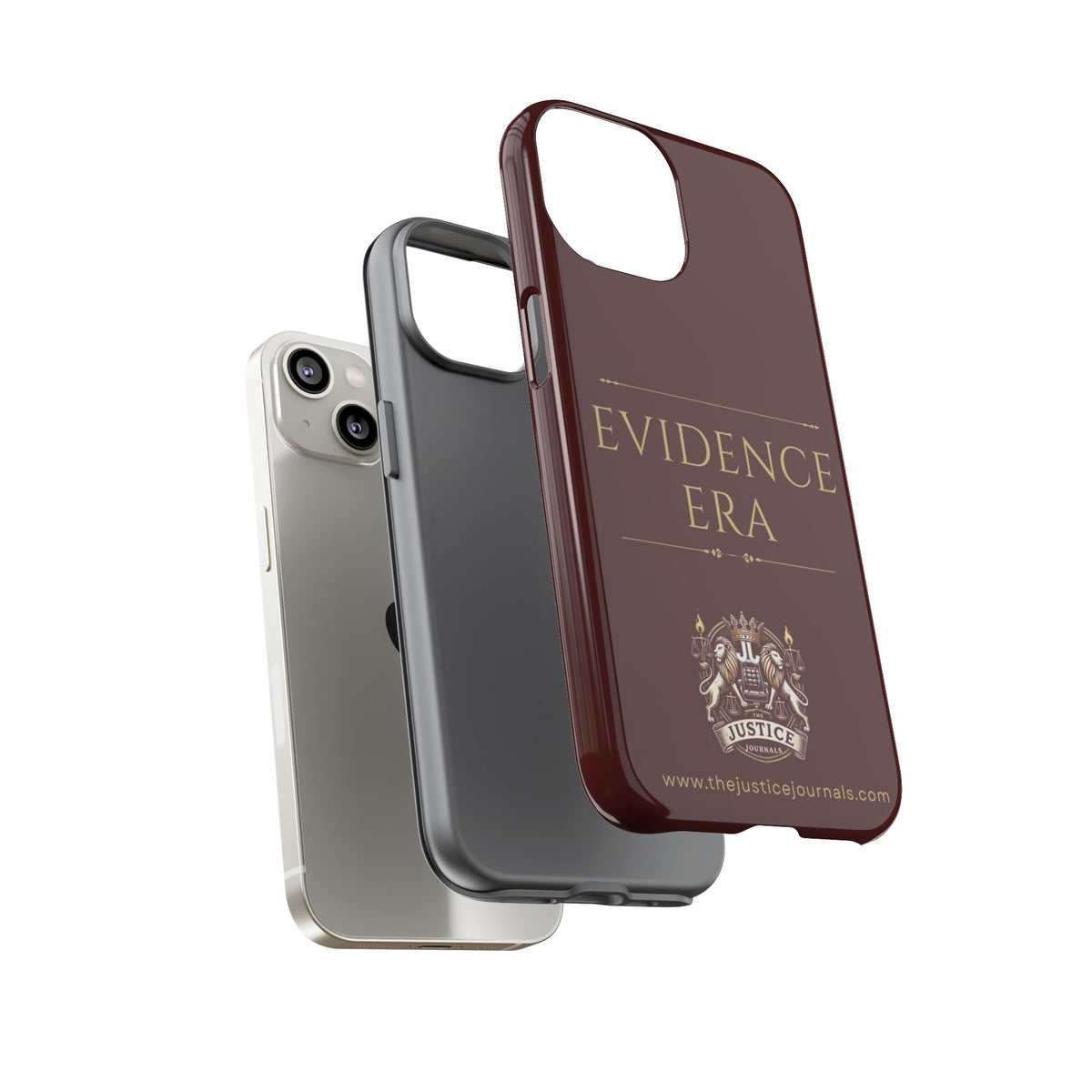 Evidence Era Burgundy - Justice Journals Phone case