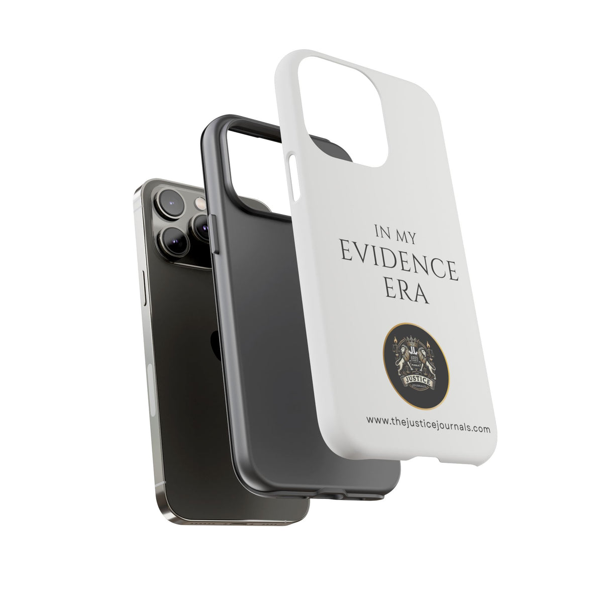 Evidence Era White – Justice Journals Phone case