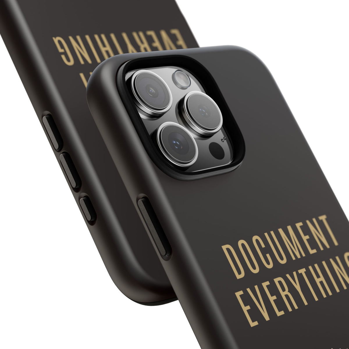 Document Everything - Justice Journals Phone case