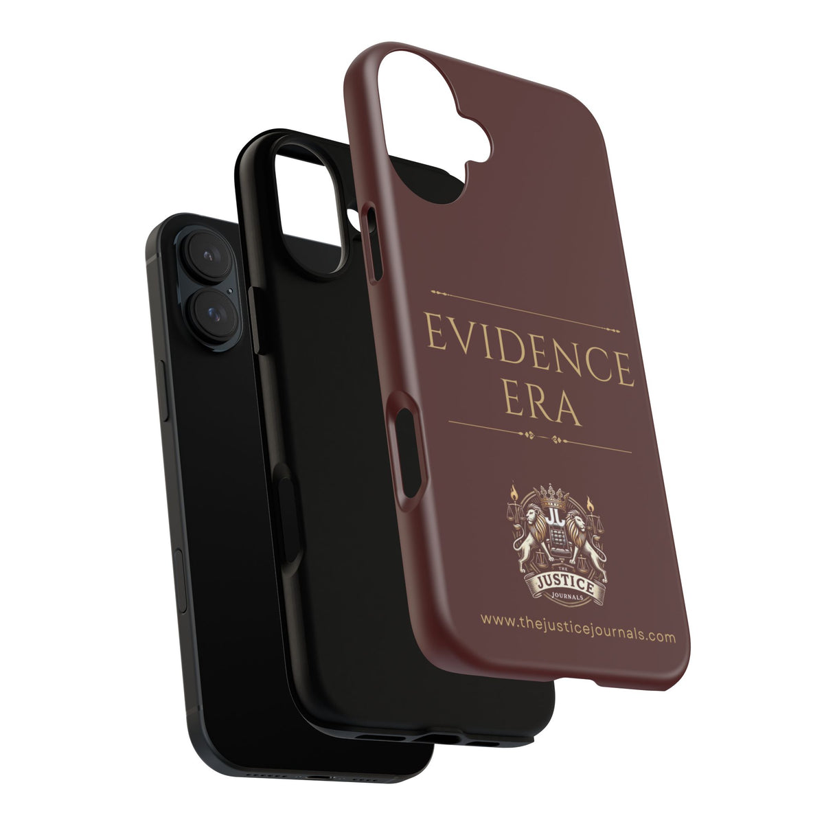Evidence Era Burgundy - Justice Journals Phone case