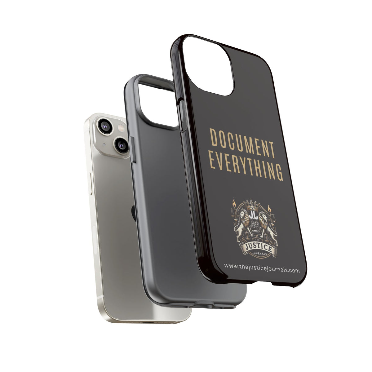 Document Everything - Justice Journals Phone case