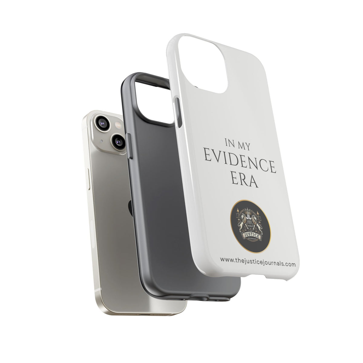 Evidence Era White – Justice Journals Phone case