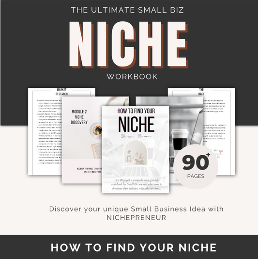 The Nichepreneur Workbook: How to start a small Business Online